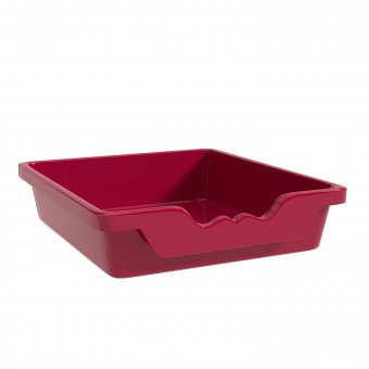 Aufbewahrungsbox Ergo Tray,  7 cm hoch, weinrot, 